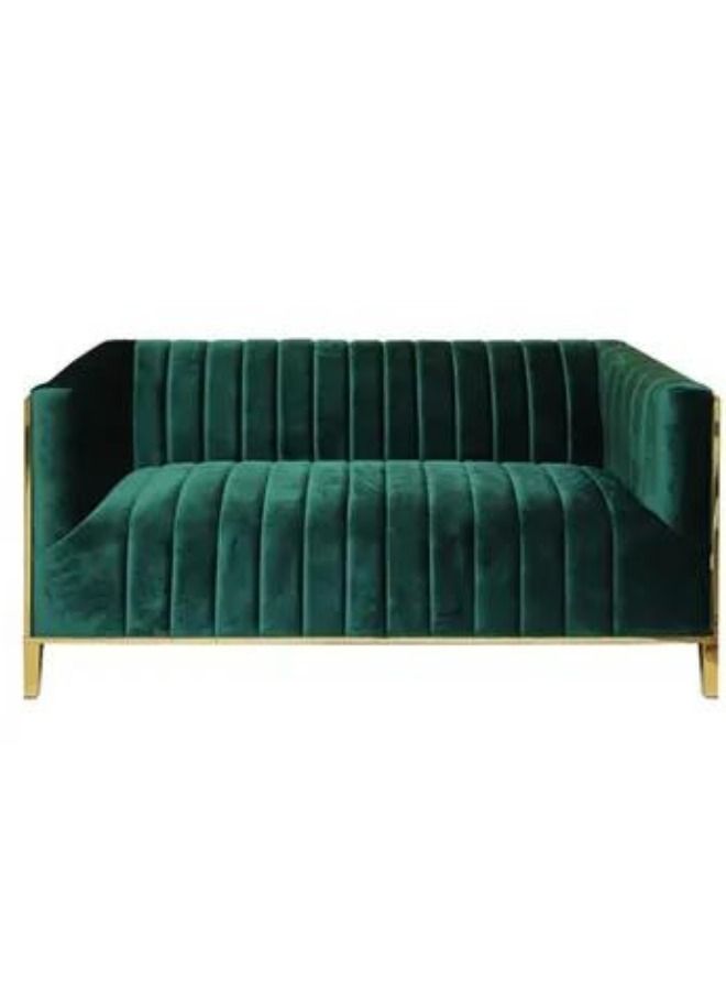 Maharat Al Bahar Linen 2-Seater Sofa, Pistachio Green, - Image 2