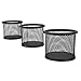 Mind Reader CLIPMESH3-BLK Mesh Paper Clip Paperclip Holders Dispenser, Desk Accessories, Office Organization, Black - Image 2