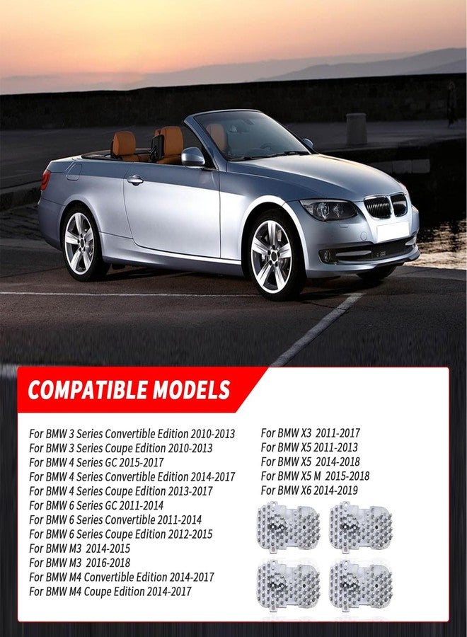 Bomunik وحدة إضاءة نهارية بومونيك/إضاءة زرقاء، 4 قطع، لسيارات BMW 320i، 325i، 330i، 335i، 420i، 428i، 430i، 435i، 440i، 640i، 650i، M6، xDrive20i، xDrive28i، xDrive35i، xDrive40i، xDrive50i، رقم المنتج: 63117263051 - Image 5