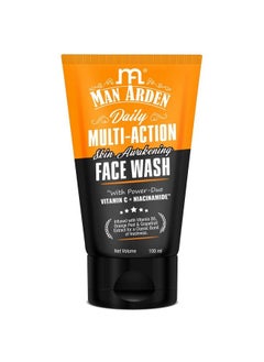 Man Arden Vitamin C Daily Multiaction Skin Awakening & Brightening Face Wash Vitamin C + Niacinamide 100 Ml  - Image 1