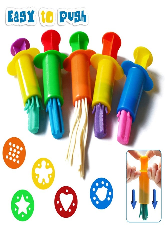 Rimobul Assorted Designs Dough Extruders Set - Set of 10 - Assorted Colors - Image 3