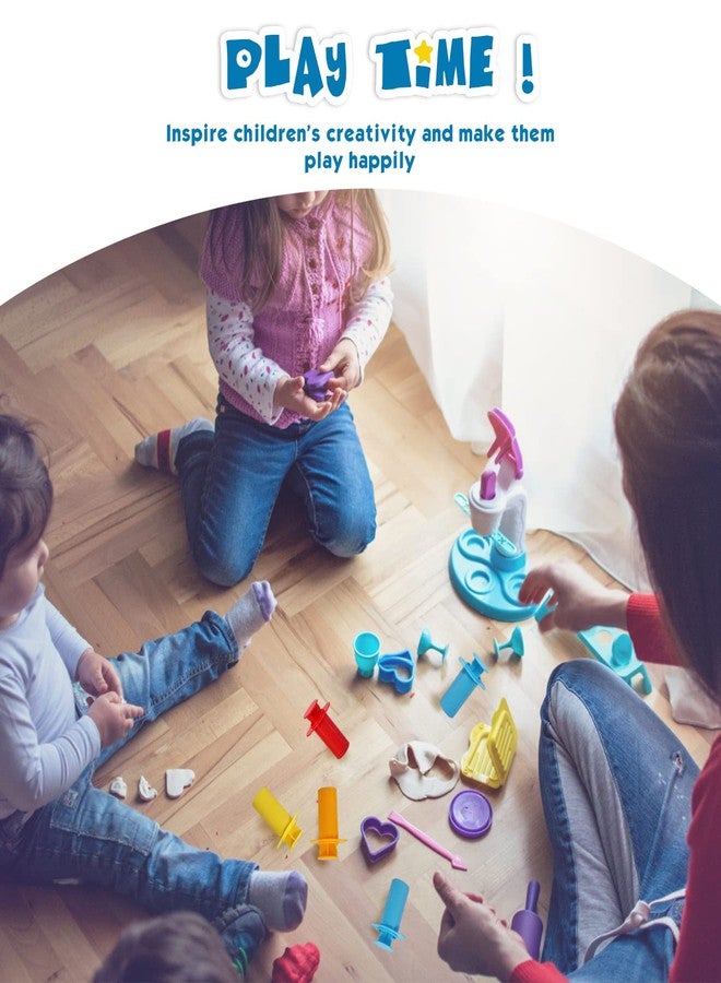 Rimobul Assorted Designs Dough Extruders Set - Set of 10 - Assorted Colors - Image 4