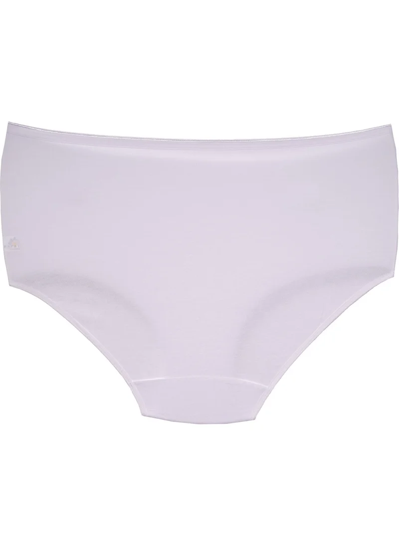 Papatya Modal High Waist Basic Panties-White