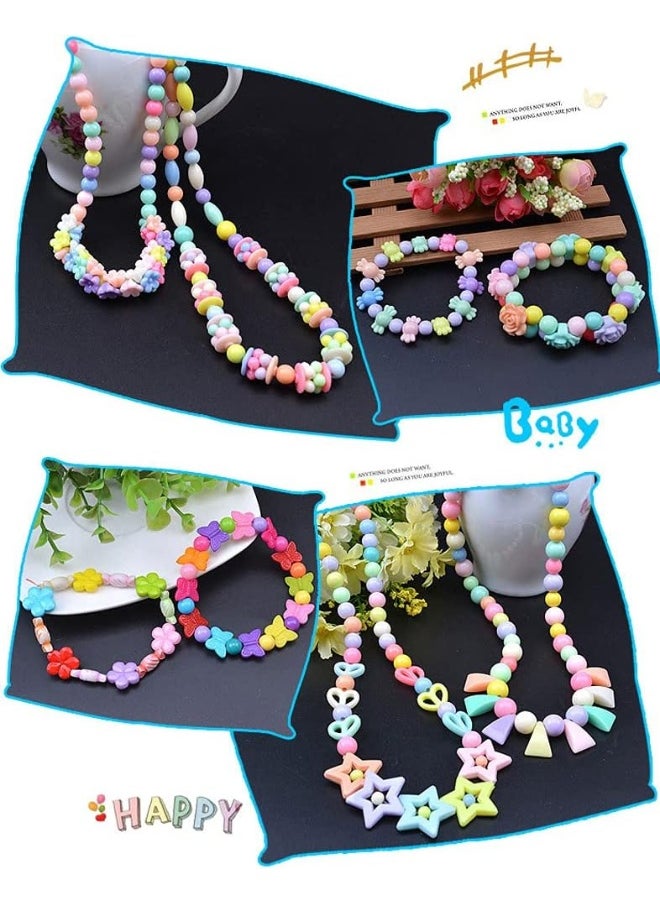 IBAMA IBAMA 24 Grid Diy Candy Color Love Beads Fruit Beads Round Beads Flower Beads DIY Handmade Beads Beads Jewelry Making Set with Box  - Image 2