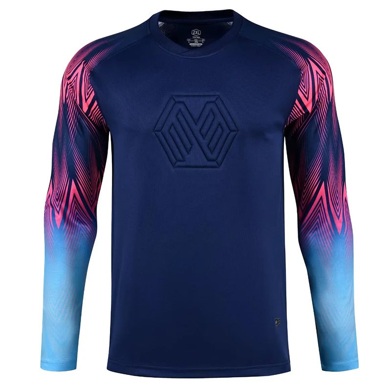 Soccer Goalkeeper'S Clothing Adult Children'S Soccer Clothing Equipment Long Sleeve Sports Training Clothing Printing And Writing Goalkeeper'S Clothing - Image 2