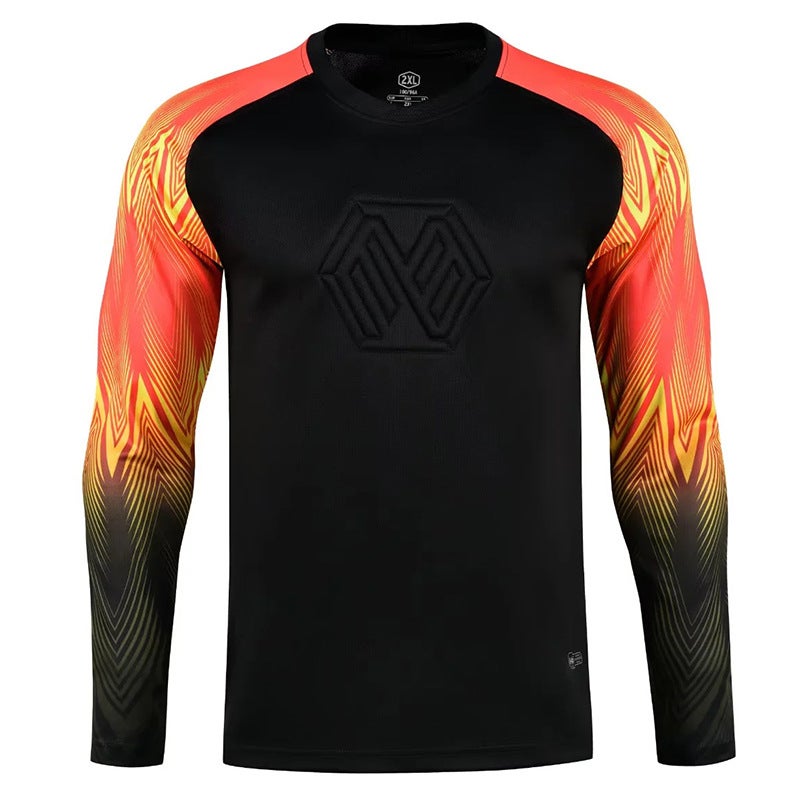 Soccer Goalkeeper'S Clothing Adult Children'S Soccer Clothing Equipment Long Sleeve Sports Training Clothing Printing And Writing Goalkeeper'S Clothing - Image 3