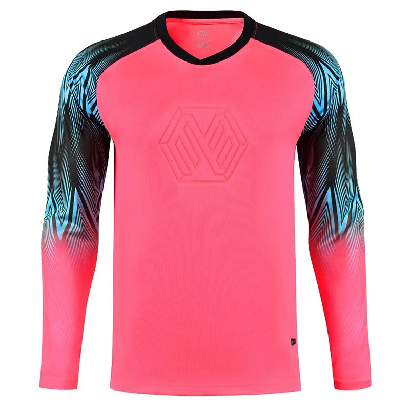 Soccer Goalkeeper'S Clothing Adult Children'S Soccer Clothing Equipment Long Sleeve Sports Training Clothing Printing And Writing Goalkeeper'S Clothing - Image 4