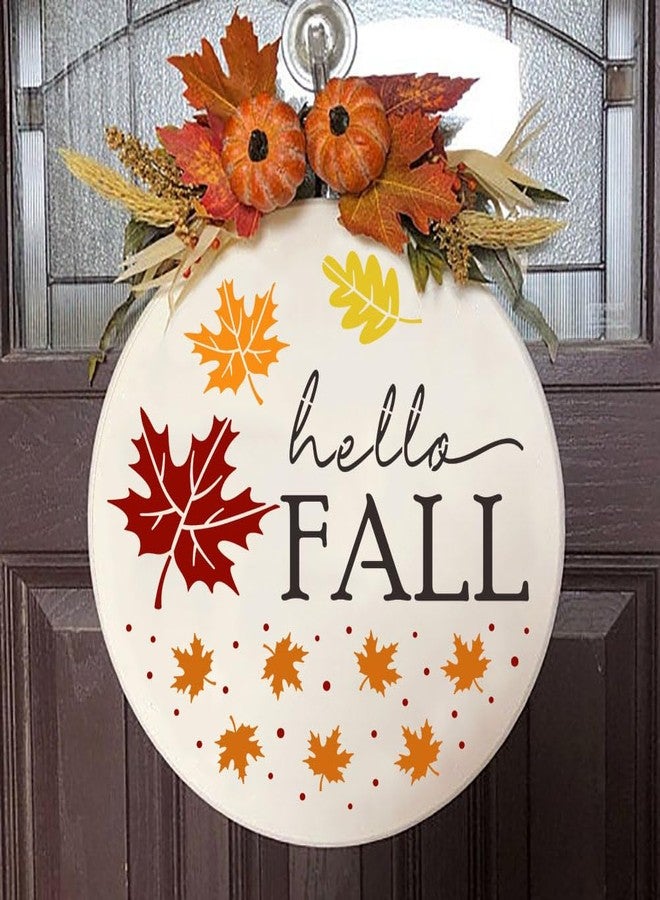 zosylley Fall Stencils 12” Happy Thanksgiving Stencil Hello Pumpkin Stencils Welcome Fall Autumn Stencils for Painting on Wood Wall Fabric Wreath - Image 3