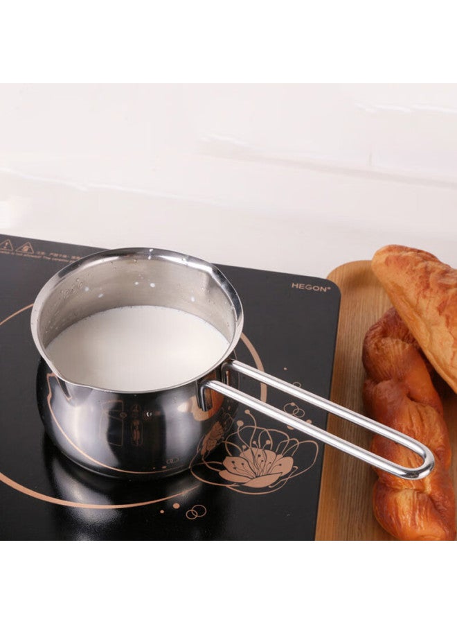 All-round وعاء حليب صغير بتصميم نوردك من كوانشي، وعاء شوربة من الفولاذ المقاوم للصدأ 304، وعاء طعام للأطفال، وعاء حليب للطهي، وعاء نودلز فوري - Image 2