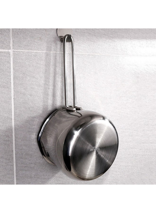 All-round وعاء حليب صغير بتصميم نوردك من كوانشي، وعاء شوربة من الفولاذ المقاوم للصدأ 304، وعاء طعام للأطفال، وعاء حليب للطهي، وعاء نودلز فوري - Image 4