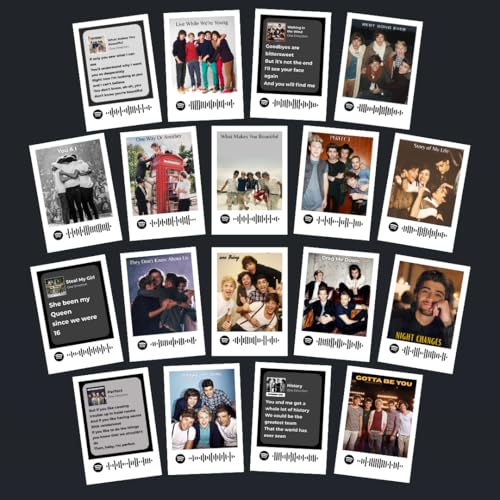 Funk You Store One Direction Poster | One Direction Band Songs Mini Poster Kit (Set of 15) | One Direction's Drag me down, Night Changes Songs (8 x 6 cm) for Phone Accessories, Bedroom, Office, room decoration (C_041) - Image 1