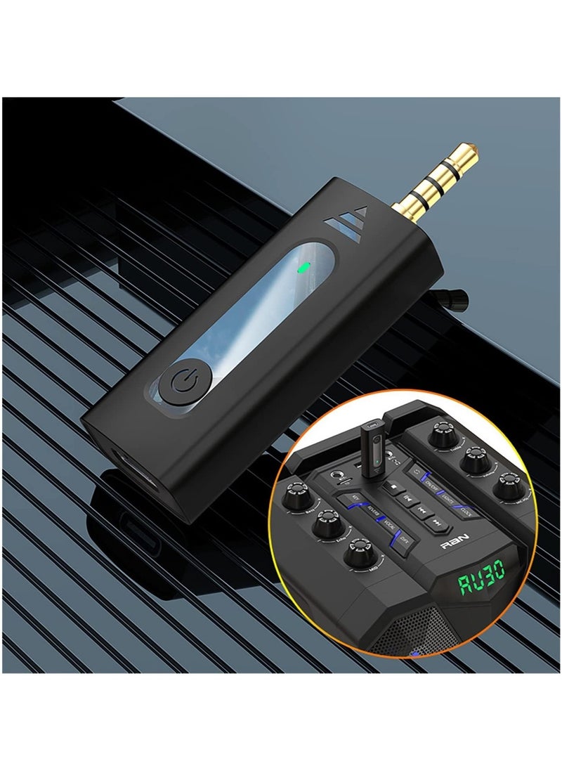 Wireless Lavalier Microphone for iPhone iPad USB C Smartphone, Plug and Play Mini Mic for YouTube TikTok Live Streaming Gaming K Song Recording Auto Noise Reduction (3.5mm 2) - Image 2