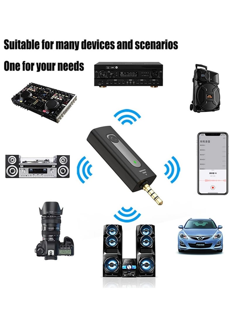 Wireless Lavalier Microphone for iPhone iPad USB C Smartphone, Plug and Play Mini Mic for YouTube TikTok Live Streaming Gaming K Song Recording Auto Noise Reduction (3.5mm 2) - Image 4