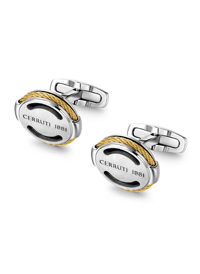 CERRUTI 1881 Cufflinks for Men in Silver and Gold