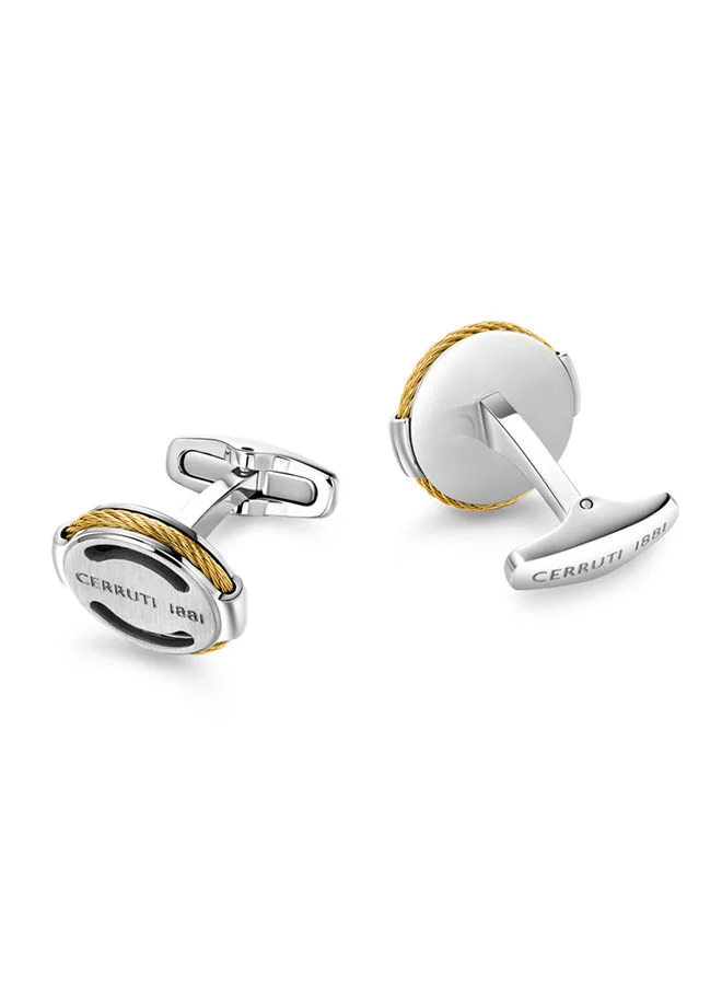 شيروتي 1881 Cufflinks for Men in Silver and Gold