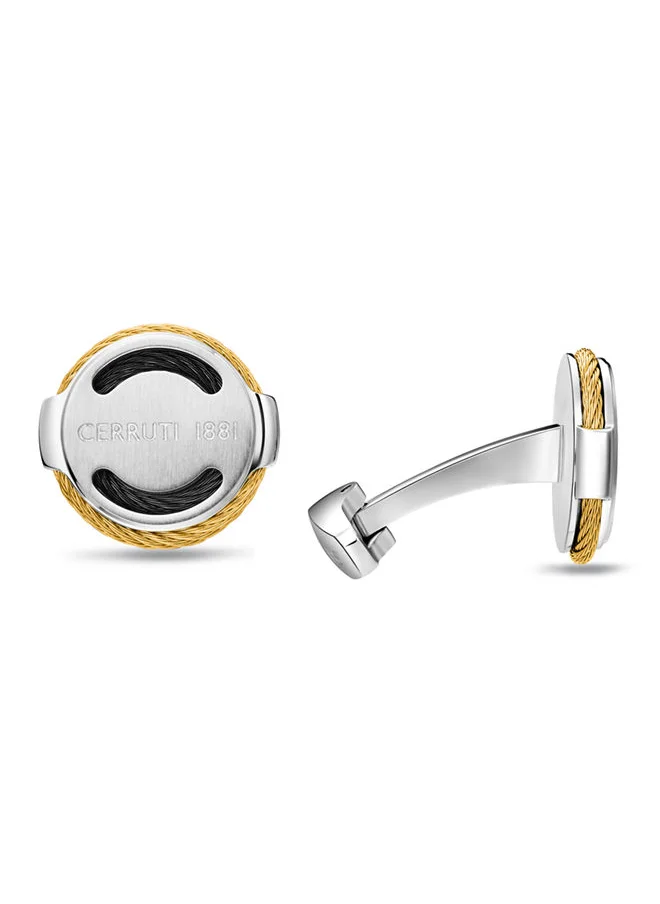 CERRUTI 1881 Cufflinks for Men in Silver and Gold