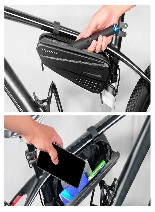 WILD MAN Bicycle Top Tube Bag Waterproof Hard Shell Bicycle Frame Bag Road Mountain Bike Storage Case Cycling Pouch Bicycle Accessories - Image 5