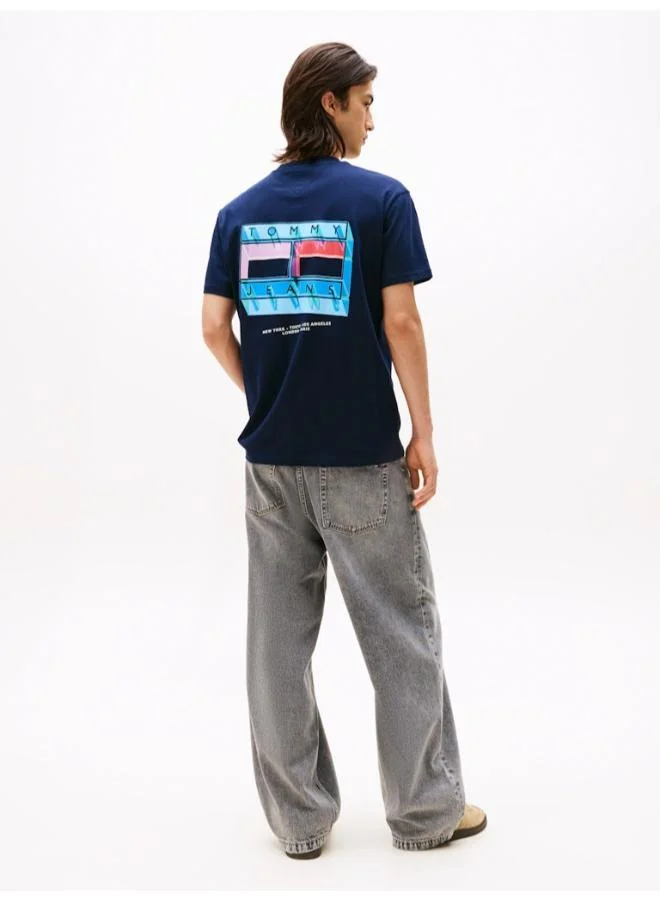 TOMMY JEANS Back Graphic Crew Neck T-Shirt