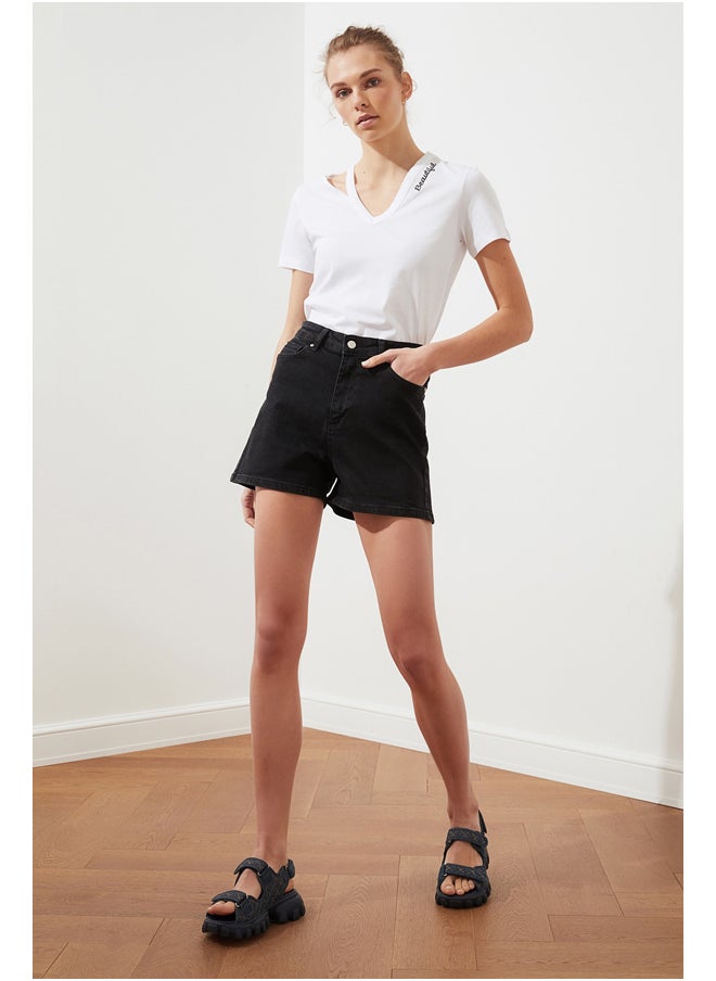 trendyol - Black Mom Shorts & Bermuda - Image 1