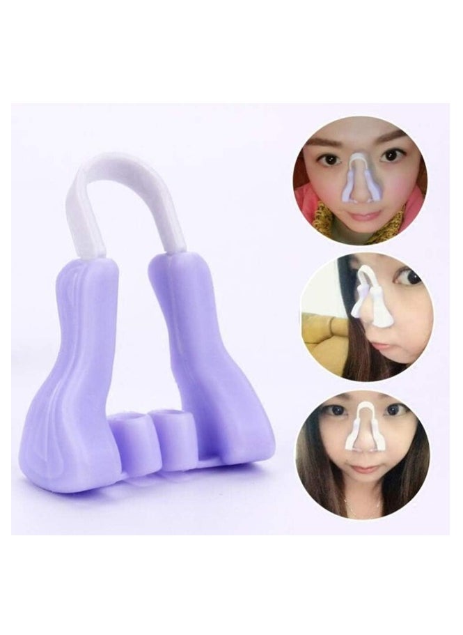 OASIS-TH Nose Beauty Tool, Nose Shaping Clip, Nose Lifter and Shaper, Nose Bridge Clip, Nose Bridge Clip for Lifting the Nose, Purple, Cosmetic Nose Lifter  - Image 1