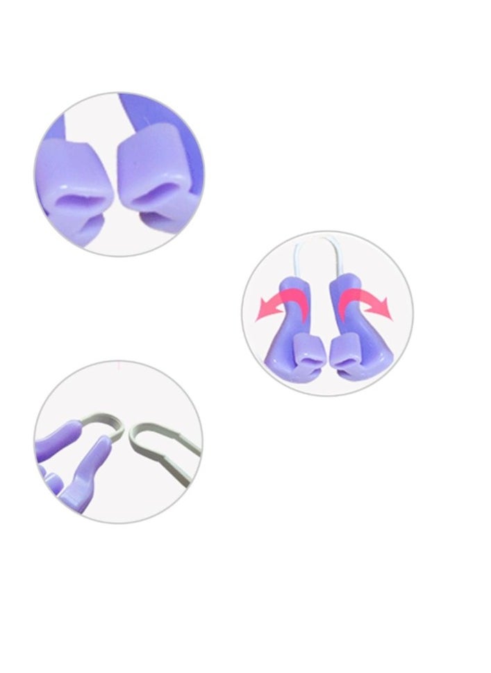 OASIS-TH Nose Beauty Tool, Nose Shaping Clip, Nose Lifter and Shaper, Nose Bridge Clip, Nose Bridge Clip for Lifting the Nose, Purple, Cosmetic Nose Lifter  - Image 2