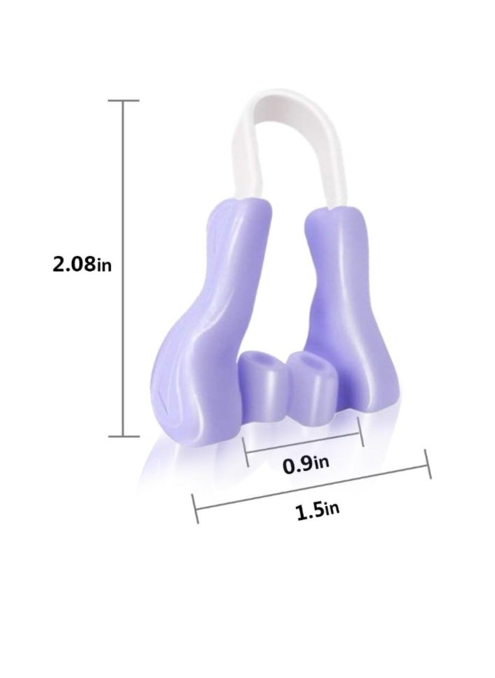 OASIS-TH Nose Beauty Tool, Nose Shaping Clip, Nose Lifter and Shaper, Nose Bridge Clip, Nose Bridge Clip for Lifting the Nose, Purple, Cosmetic Nose Lifter  - Image 3