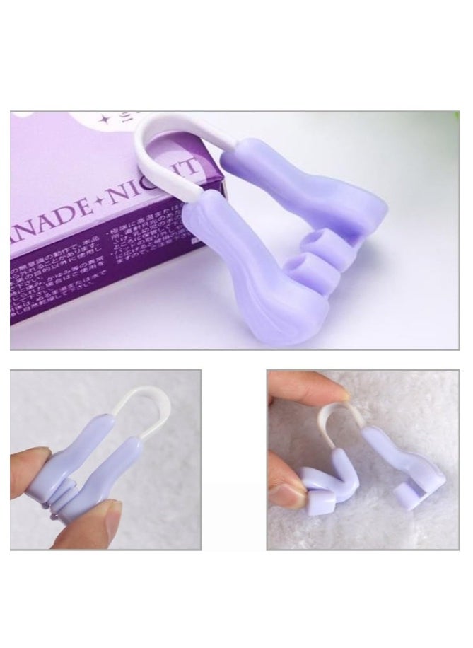 OASIS-TH Nose Beauty Tool, Nose Shaping Clip, Nose Lifter and Shaper, Nose Bridge Clip, Nose Bridge Clip for Lifting the Nose, Purple, Cosmetic Nose Lifter  - Image 4