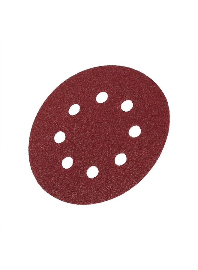 Tactix 10-Piece 8-Hole Durable Round Cut Sanding Disc Burgundy 125mm 446701 - Image 4