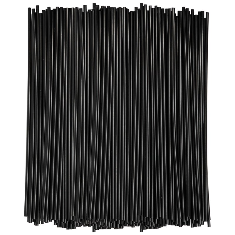 Comfy Package Comfy Package 7 Inch  1000 Count Black Coffee Drink Stirrers  Cocktail Straws  Disposable Plastic Sip Stir Sticks for Hot  Cold Beverages 