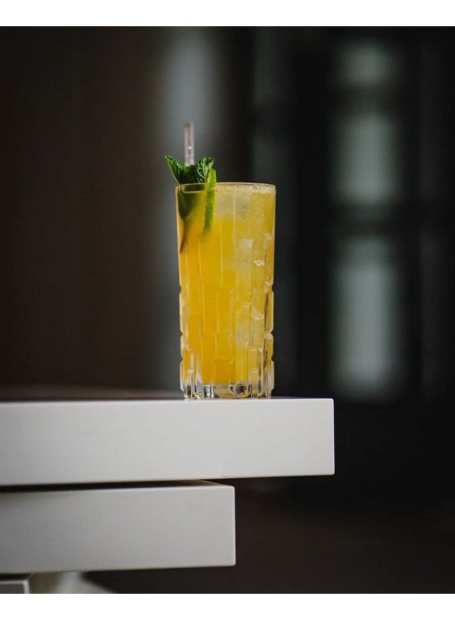 RCR Cristalleria Italiana ETNA Long Drink Crystal Water Juice Glass Tumbler, Set of 6 (340 ml,Italy Made) - Image 3