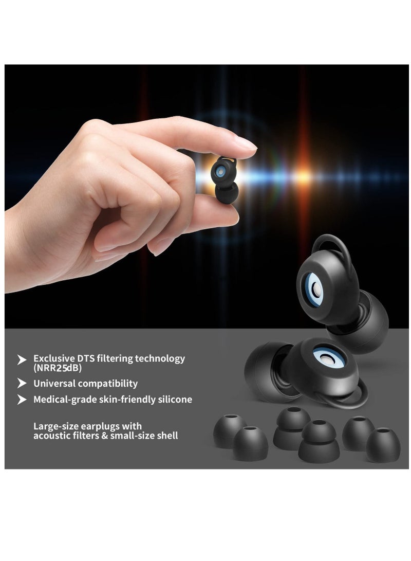 Excefore Noise Reduction earplugs, Reusable Hearing Protection.Used Suitable for use, IPS for Concerts, Musicians, Festival, Nightclub, Drummers, Party, Motorcycles - Image 5