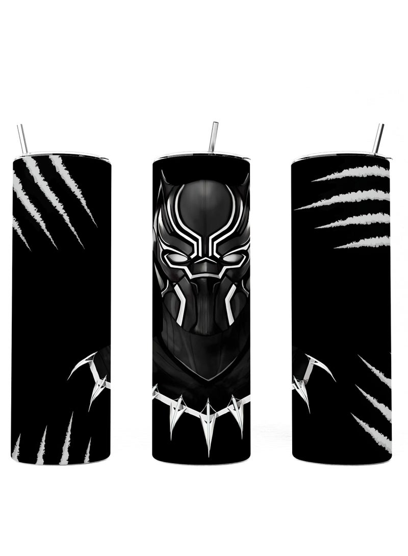 Black Panther tumbler design, sublimation image, tumbler wrap, Black Panther cup, Black Panther sublimation