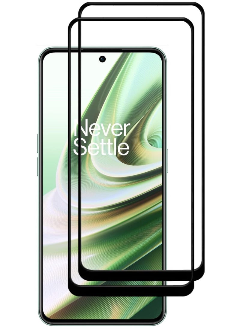 ACLIX 2 Pieces Antistatic ESD Dustproof Premium Quality High Definition Tempered Glass Screen Protector Designed For OnePlus 10R - Image 1
