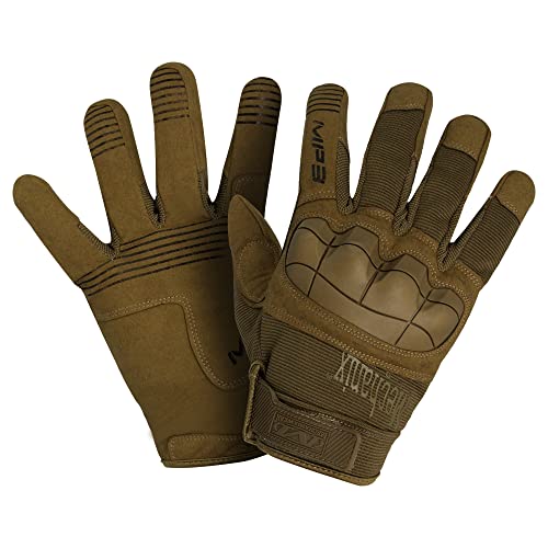 ZaySoo Mechanx Motorcycle Army Shooting Tactical Outdoor Breathable Riding Gloves for Boys & Men - Brown - Image 1