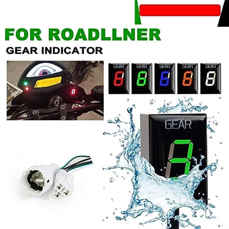 Yurefax Motorcycle Gear Indicator for Roadllner 2006-2015 - Image 2
