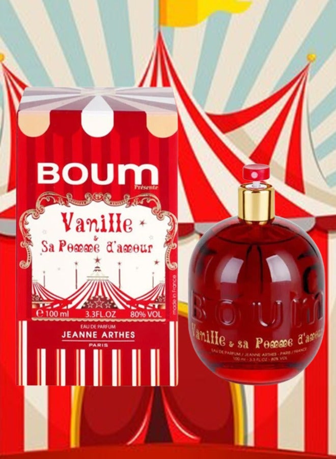 Boum 5 Pieces Jeanne Arthes Boum Vanille and Pomme D'amour EDP for Women 100 ml - Image 2
