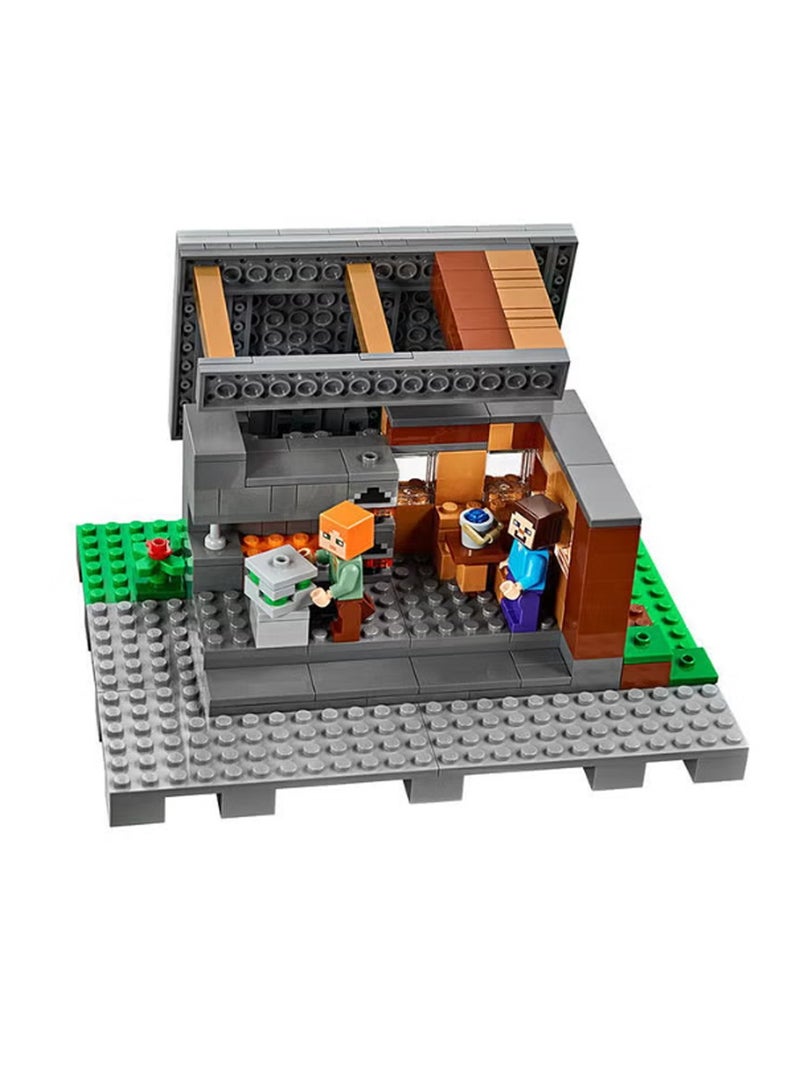 Minecraft Game Blocks,The Deluxe Village Building Block Set with Children's Educational Game Accessories, Miniature World Building Toys Cube Construction, Puzzle Building Block Family Par - Image 5