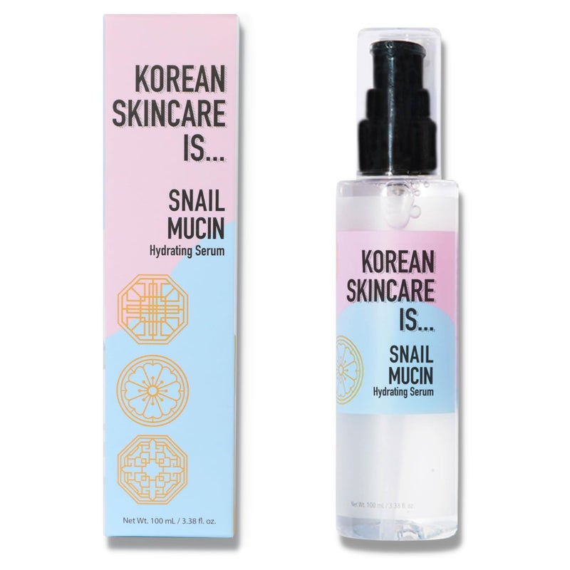 Elizabeth Mott Korean Snail Mucin Serum  97 Snail Secretion Filtrate for Deep Hydration  Glass Skin  Lightweight FastAbsorbing CrueltyFree 100 mL