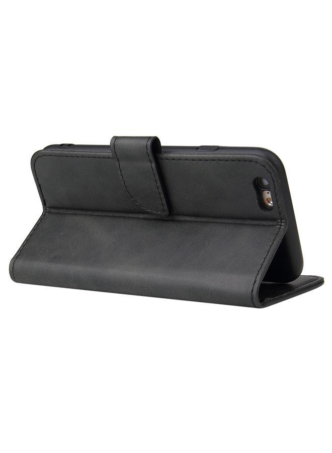 جرين تايجر جراب جلدي أفقي قابل للطي بمشبك من جلد العجل مع حامل وفتحات للبطاقات ومحفظة لهاتف iPhone 6 و6s - Image 4