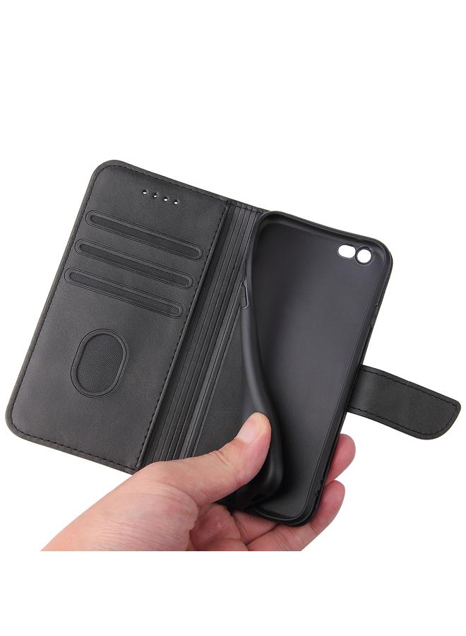 جرين تايجر جراب جلدي أفقي قابل للطي بمشبك من جلد العجل مع حامل وفتحات للبطاقات ومحفظة لهاتف iPhone 6 و6s - Image 5