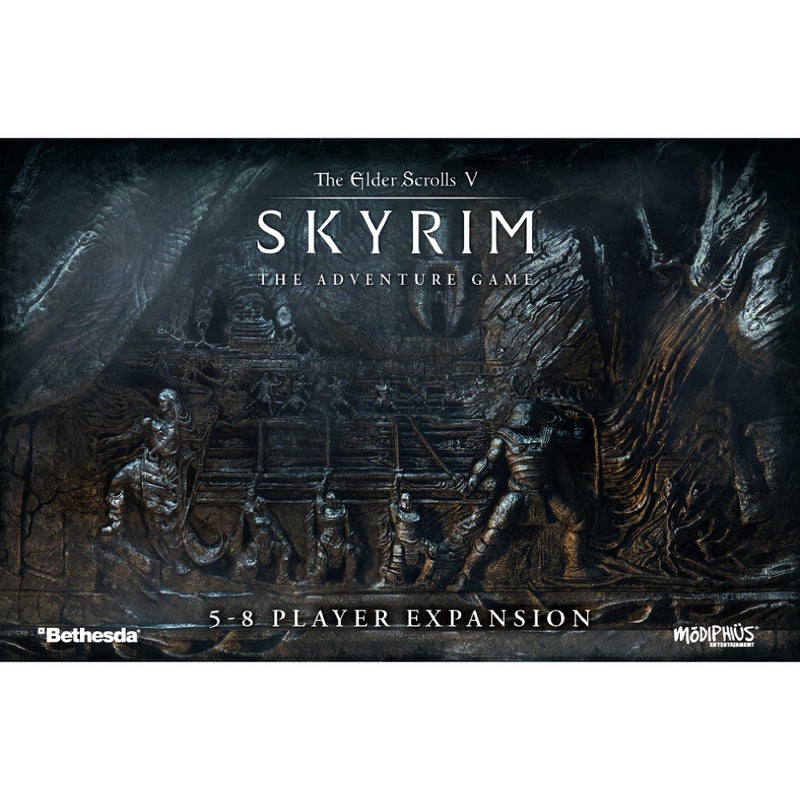 Modiphius The Elder Scrolls V Skyrim The Adventure Game 58 Player Expansion Dungeon Crawling Strategy with Tabletop Miniatures for Kids Adults Ages 14 58 Players 90120 Minutes Playtime