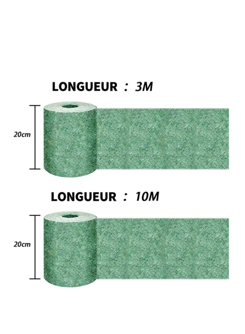 Excefore Biodegradable Grass Seedling Mat, Year Round Green, Biodegradable Grass Seed Mat Rolls, Help Plant Growth and Germination Planting Mat, Heat Insulation, Moisturizing  - Image 5