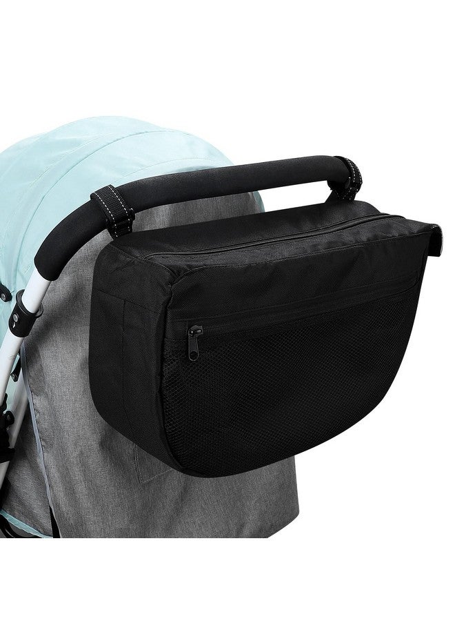 Accmor Insulated Side Sling Stroller Saddle Bag Organizer, Universal Stroller Organizer, Stroller Bag Caddy Organizer - Image 2