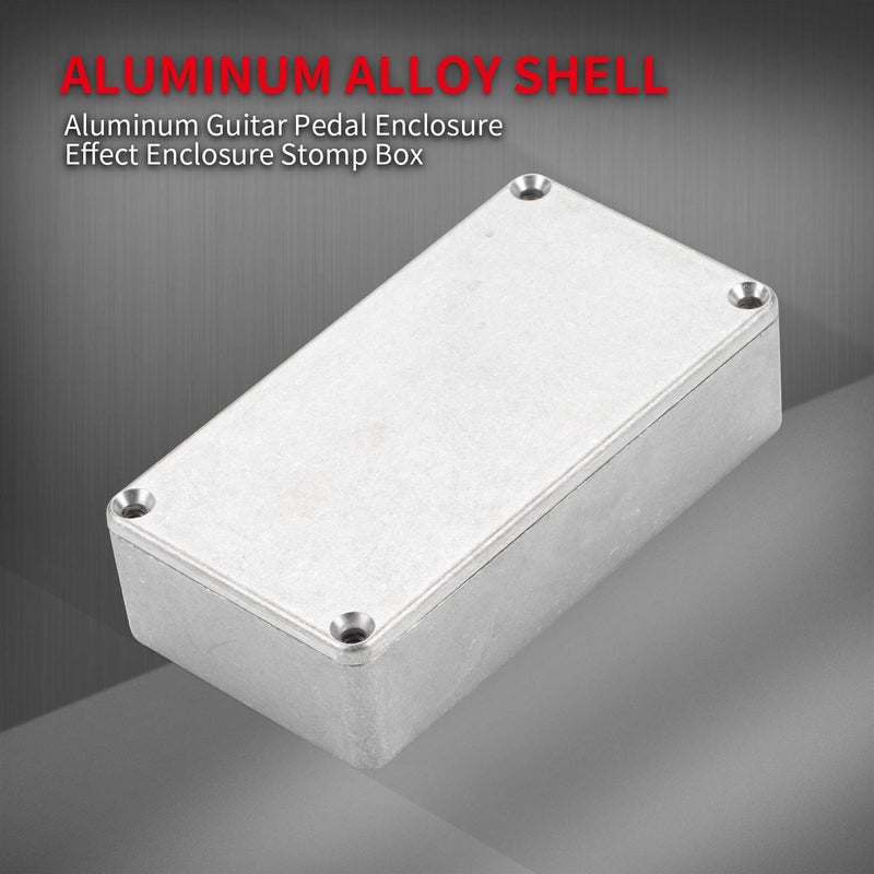 DaierTek 125B 1590N1 Aluminum Guitar Pedal Enclosure 122x66x39.5 MM Metal Stompbox Enclosure Guitar Effect Unfinished Toggle Switch Box - Image 2