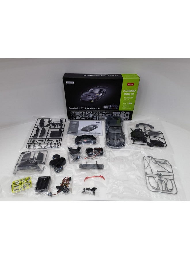 RASTAR 99600 1/18 Porsche Rc Car Building Kits - Officially Licensed Porsche 911 Remote Control Model Car For Play And Display - Ideal Gift For Kids - Grey - Image 2
