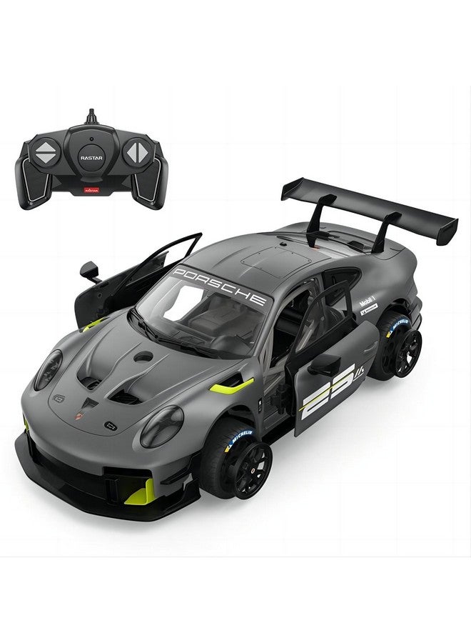 RASTAR 99600 1/18 Porsche Rc Car Building Kits - Officially Licensed Porsche 911 Remote Control Model Car For Play And Display - Ideal Gift For Kids - Grey - Image 4