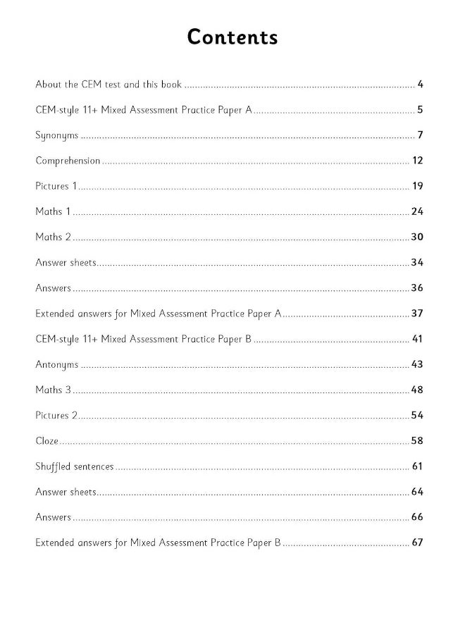 11+ Practice Papers for the CEM Test Ages 10-11 -  - Image 2