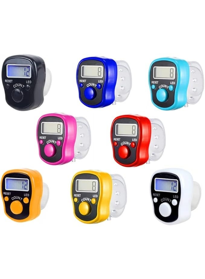 6 PCS Digital Finger Counter, Tally Counter Ring,LCD Tally Counter,Finger Digital Tally Lap Counter,Finger Digital Tally Lap Counter,Tasbeeh Handheld Mini Display,for Prayer Sports Golf(Multi Color) - Image 4