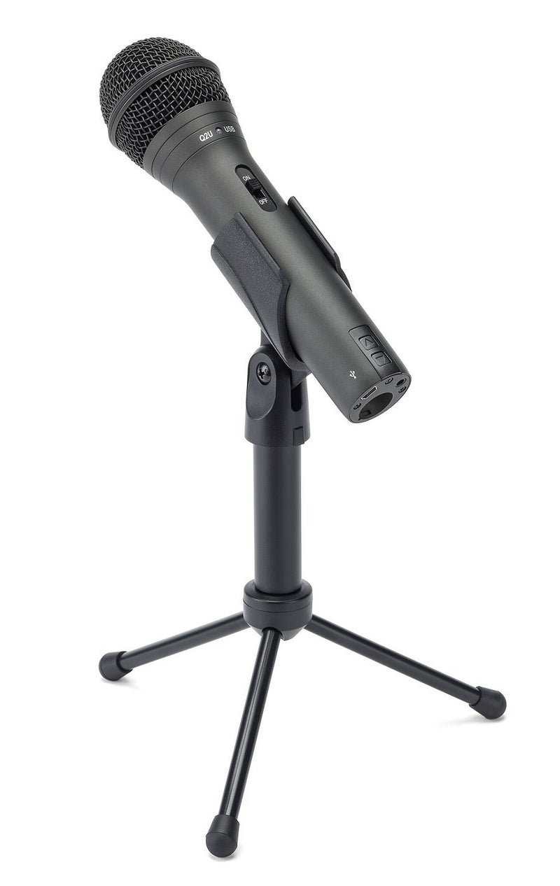 SAMSON Q2U USB/XLR Dynamic Microphone Recording and Podcasting Pack (Black) - Image 2