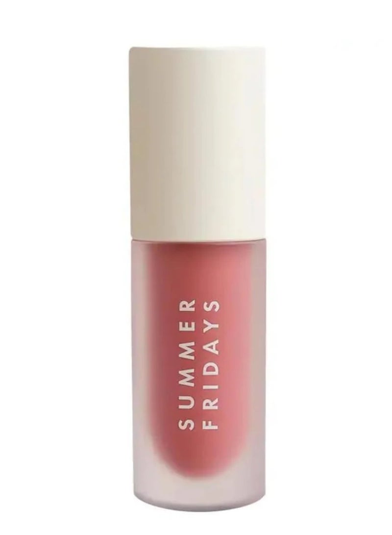 Summer Summer Fridays Dream Lip Oil - Tinted Lip Oil with Hydrating Coverage, High Shine and Deep Moisture - Non-Sticky Formula for Soft, Long-Lasting Lips - Red Dreams (0.15 oz) - Image 1